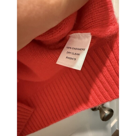Laundry By Shelli Segal the cashmere project Red sweater size XS - Picture 3 of 4